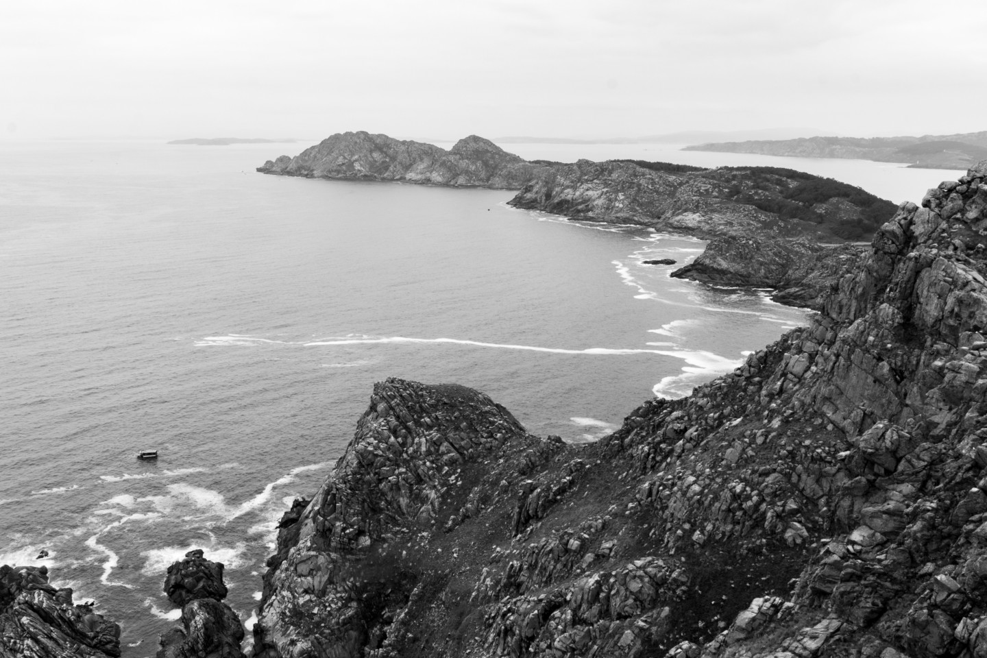 Islas Cies - La costa gallega