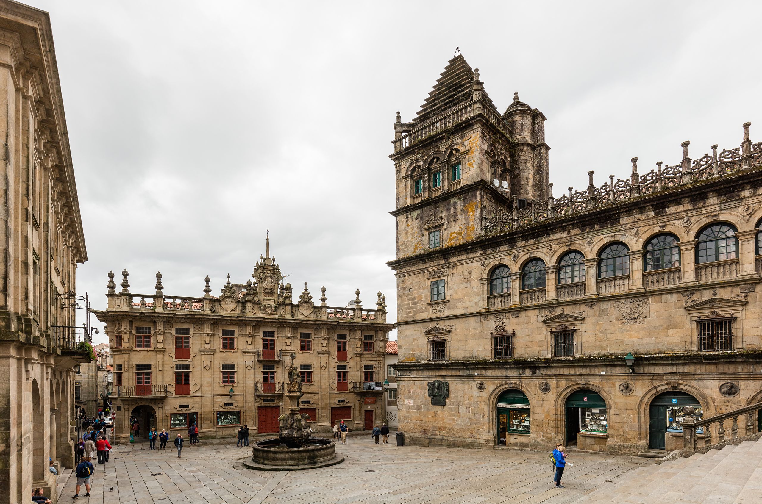 Praza das Praterias - Santiago de Compostela